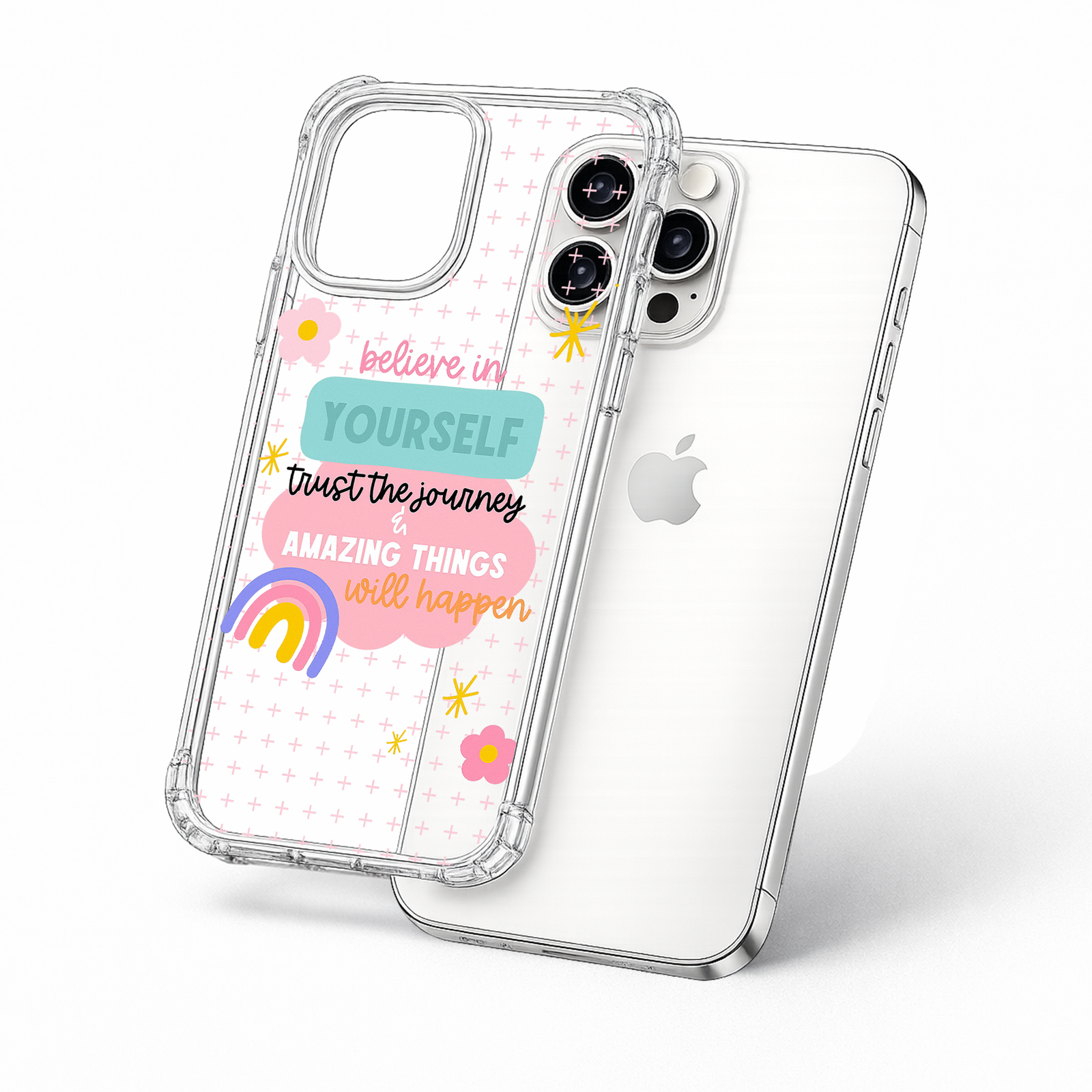 Believe in Yourself iPhone Case , Samsung Case, Motivational Quote Phone Cover, Positive Affirmation MagSafe Case