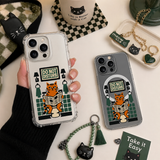 Do Not Disturb Cat Bathroom iPhone Case , Samsung Case, Funny Reading Cat Phone Cover, MagSafe Case