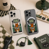 Do Not Disturb Cat Bathroom iPhone Case , Samsung Case, Funny Reading Cat Phone Cover, MagSafe Case