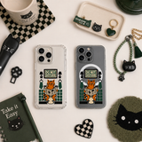 Do Not Disturb Cat Bathroom iPhone Case , Samsung Case, Funny Reading Cat Phone Cover, MagSafe Case
