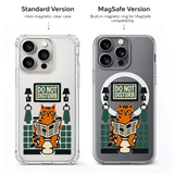 Do Not Disturb Cat Bathroom iPhone Case , Samsung Case, Funny Reading Cat Phone Cover, MagSafe Case