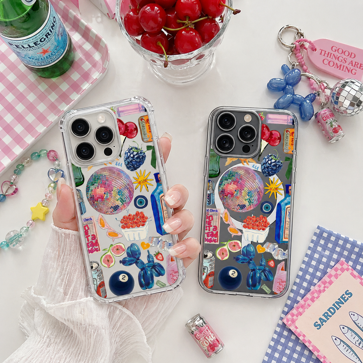 Eclectic Disco Collage iPhone Case , Samsung Case, Retro Aesthetic Art Phone Cover, Trendy MagSafe Case