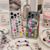 Colorful Star Sticker iPhone Case , Samsung Case, Y2K Aesthetic Star Phone Cover, MagSafe Case