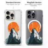 Mountain Climber Adventure iPhone Case , Samsung Case, Hiking Peak Landscape Phone Cover, MagSafe Case