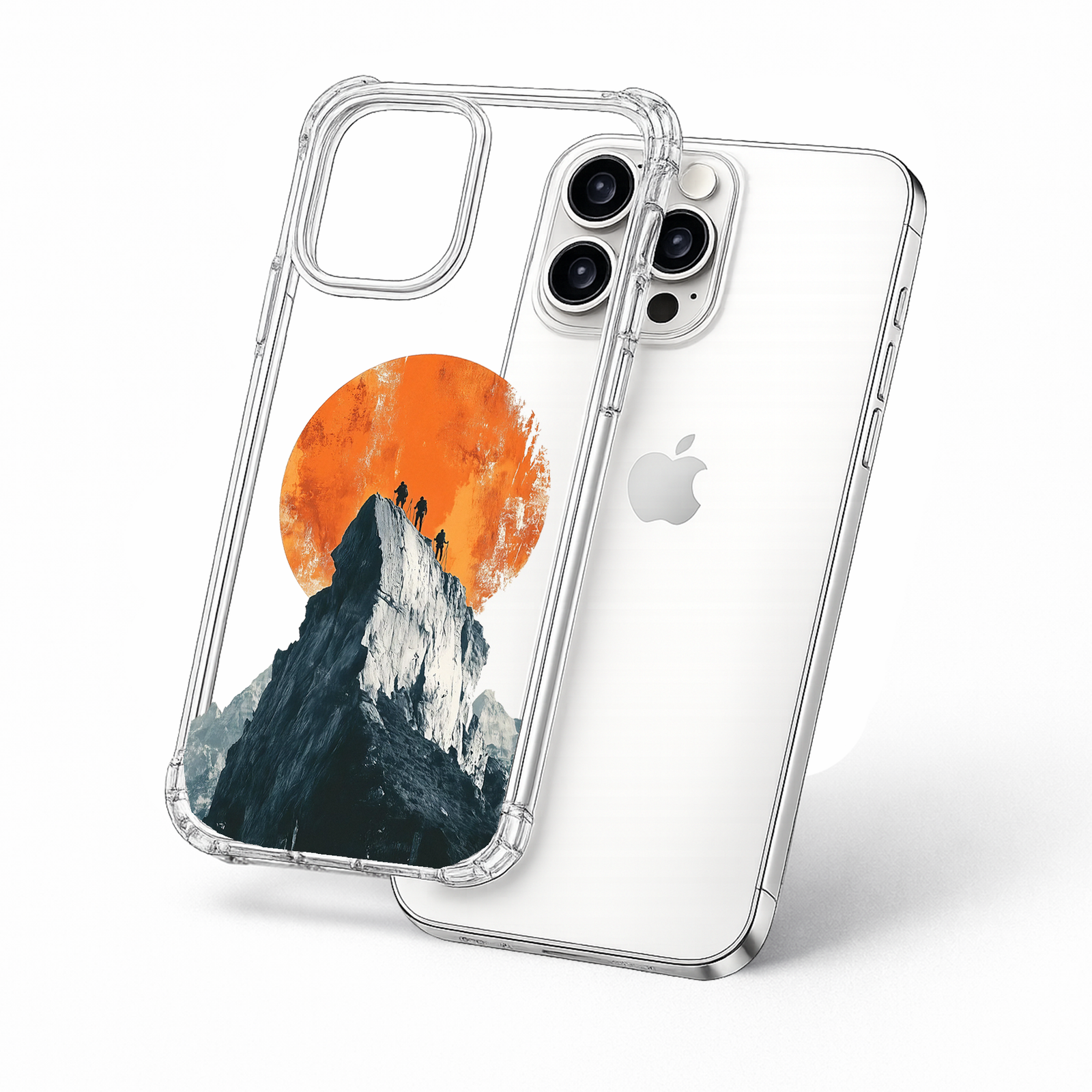 Mountain Climber Adventure iPhone Case , Samsung Case, Hiking Peak Landscape Phone Cover, MagSafe Case