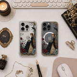 Gothic Reading Lady iPhone Case , Samsung Case, Dark Academia Vintage Art Phone Cover, MagSafe Case