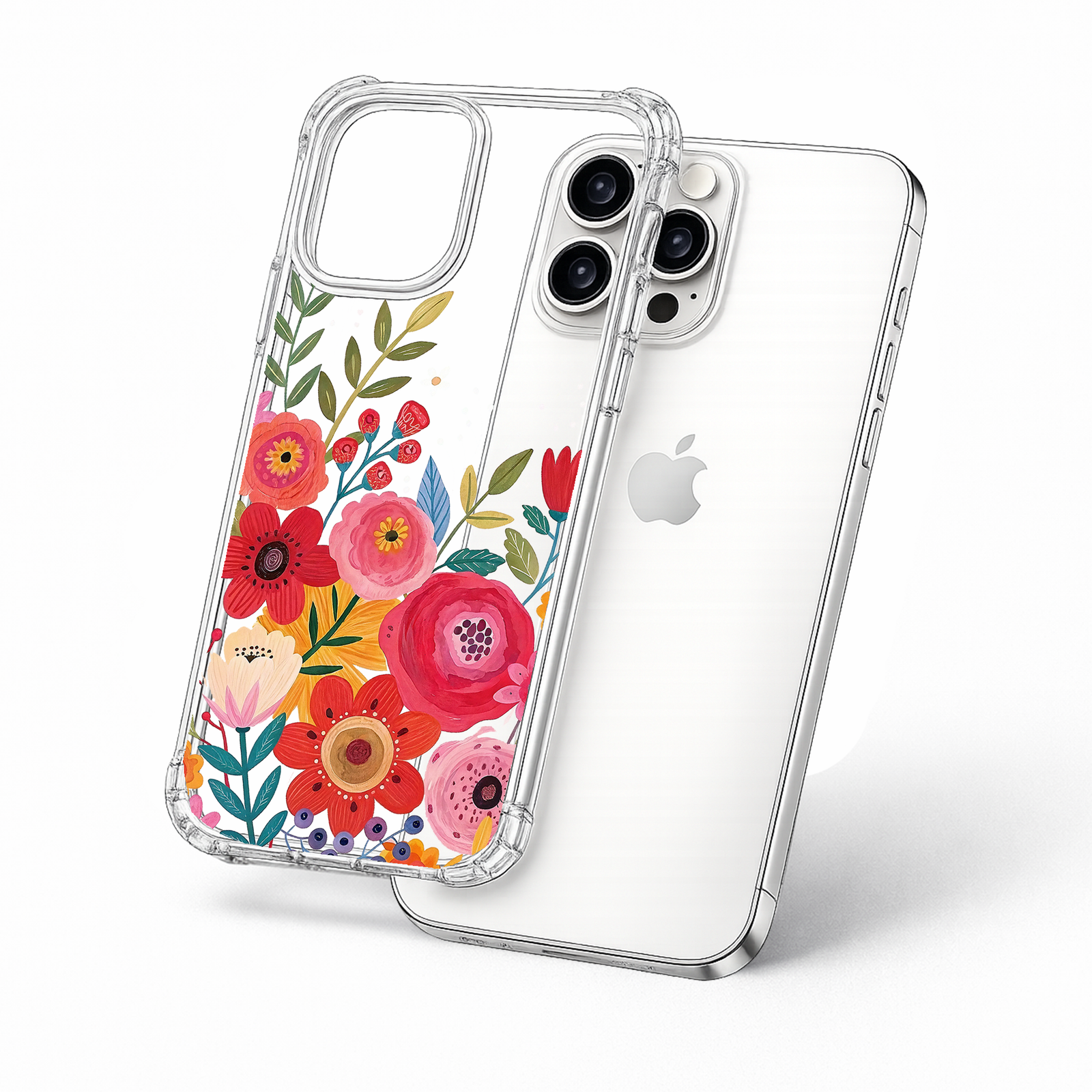 Colorful Floral Bouquet iPhone Case , Samsung Case, Watercolor Flower Art Phone Cover, MagSafe Case