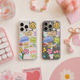 Positive Quotes iPhone Case , Samsung Case, Motivational Sticker Clear Phone Case, MagSafe Compatible Cute Affirmation Cover