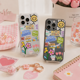 Positive Quotes iPhone Case , Samsung Case, Motivational Sticker Clear Phone Case, MagSafe Compatible Cute Affirmation Cover