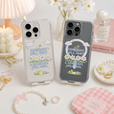 Somedays Will Heal iPhone Case , Samsung Case, Motivational Quote Clear Phone Case, MagSafe Compatible Mental Health Cover