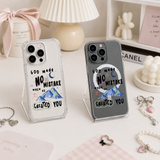 God Made No Mistake iPhone Case , Samsung Case, Faith Quote Clear Phone Case, MagSafe Compatible Christian Inspiration Cover