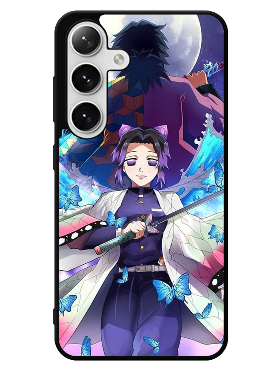 Shinobu And Giyuu Demon Slayer Samsung Galaxy S25 5G Case