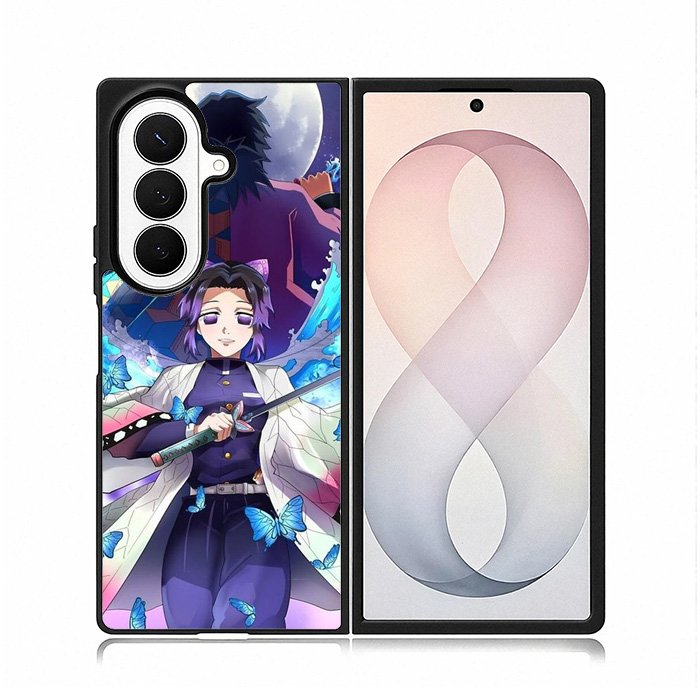 Shinobu And Giyuu Demon Slayer Samsung Galaxy Z Fold 8 Ultra Case