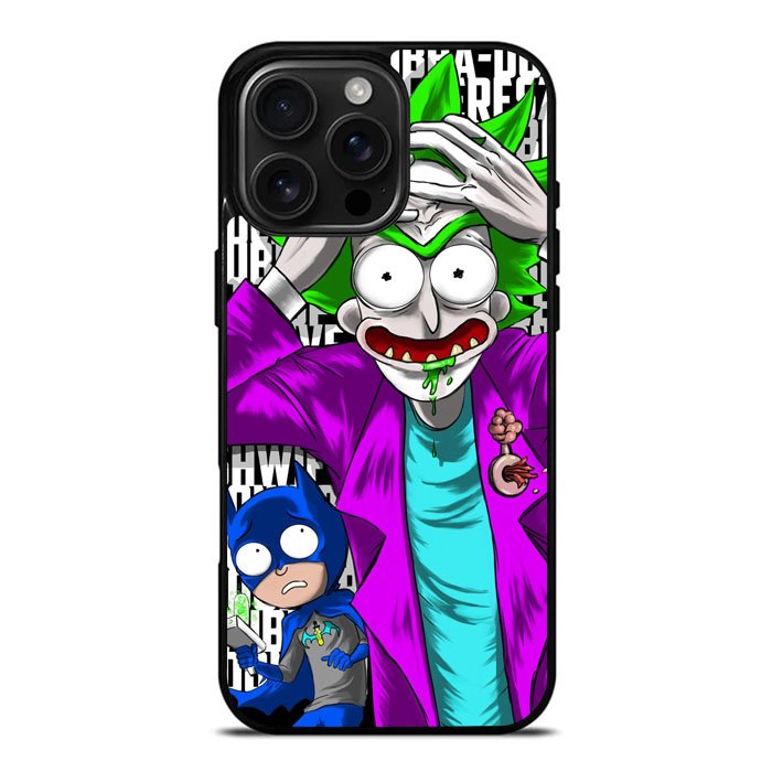 Joker Rick Morty iPhone 16 Pro Max Case DC0944