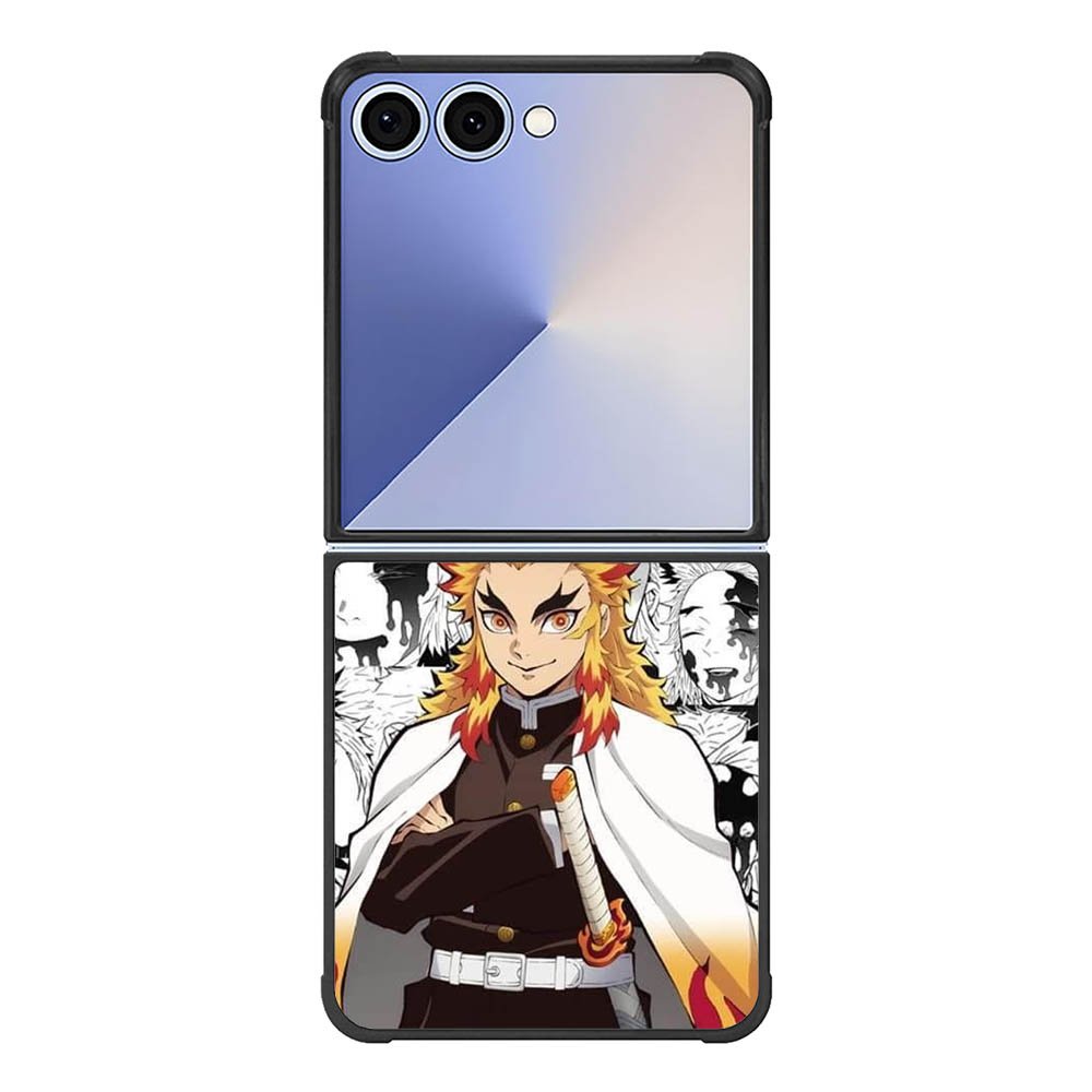 kimetsu no yaiba rengoku anime Samsung Galaxy Z Flip 7 5G Case