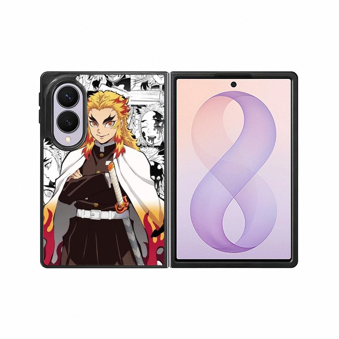 Kimetsu No Yaiba Rengoku Anime Samsung Galaxy Z Fold 8 Case DC0992