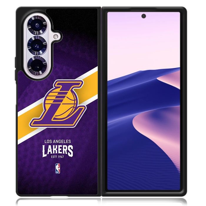 Los Angeles Lakers Samsung Galaxy Z Fold 7 Case DC1068