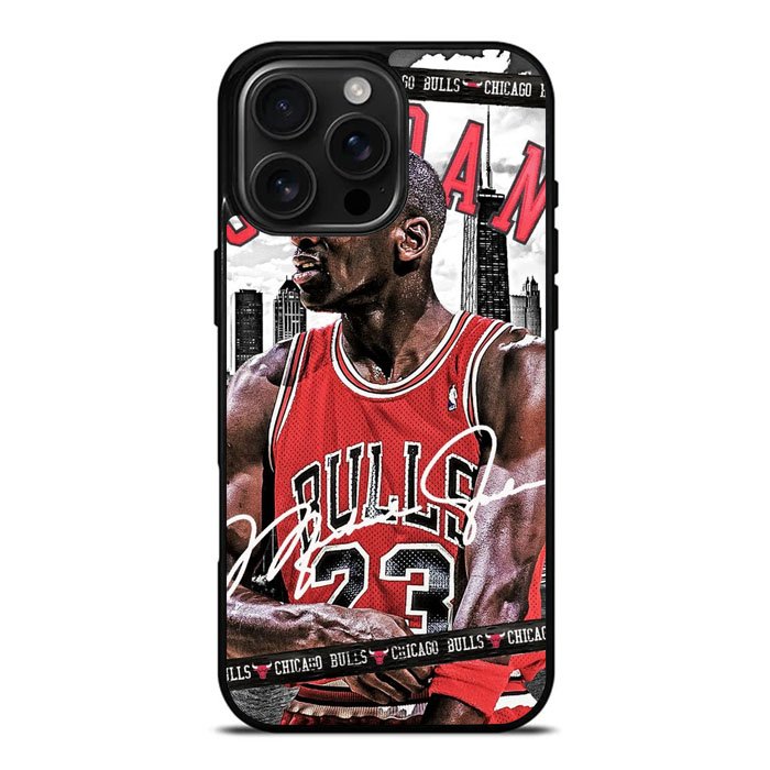 Jordan Bulls iPhone 16 Pro Case DC0949