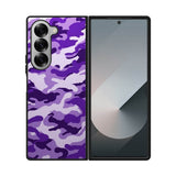 Purple Camouflage Samsung Galaxy Z Fold 7 5G Case