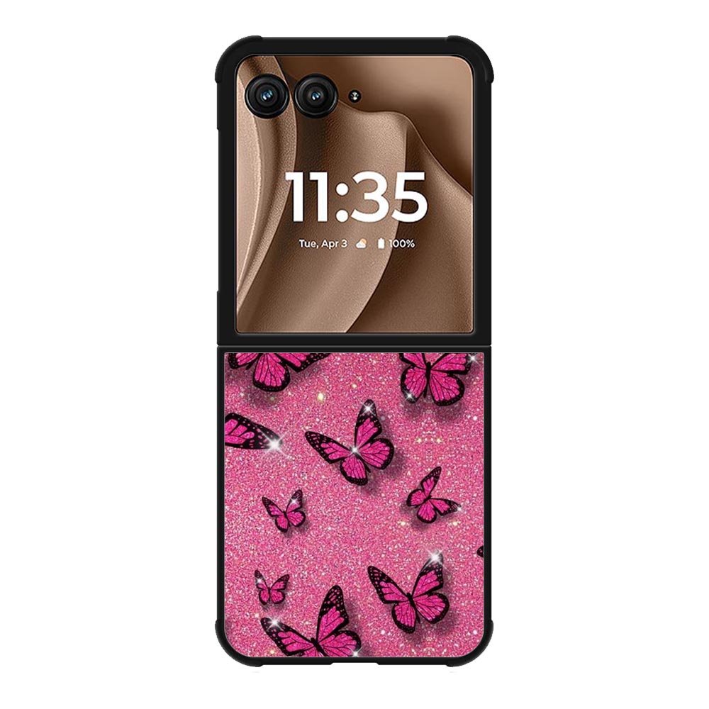 butterfly glitter Motorola Moto RAZR Plus 2025 Case