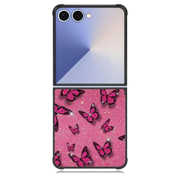 Butterfly Glitter Samsung Galaxy Z Flip 7 Case DC0277