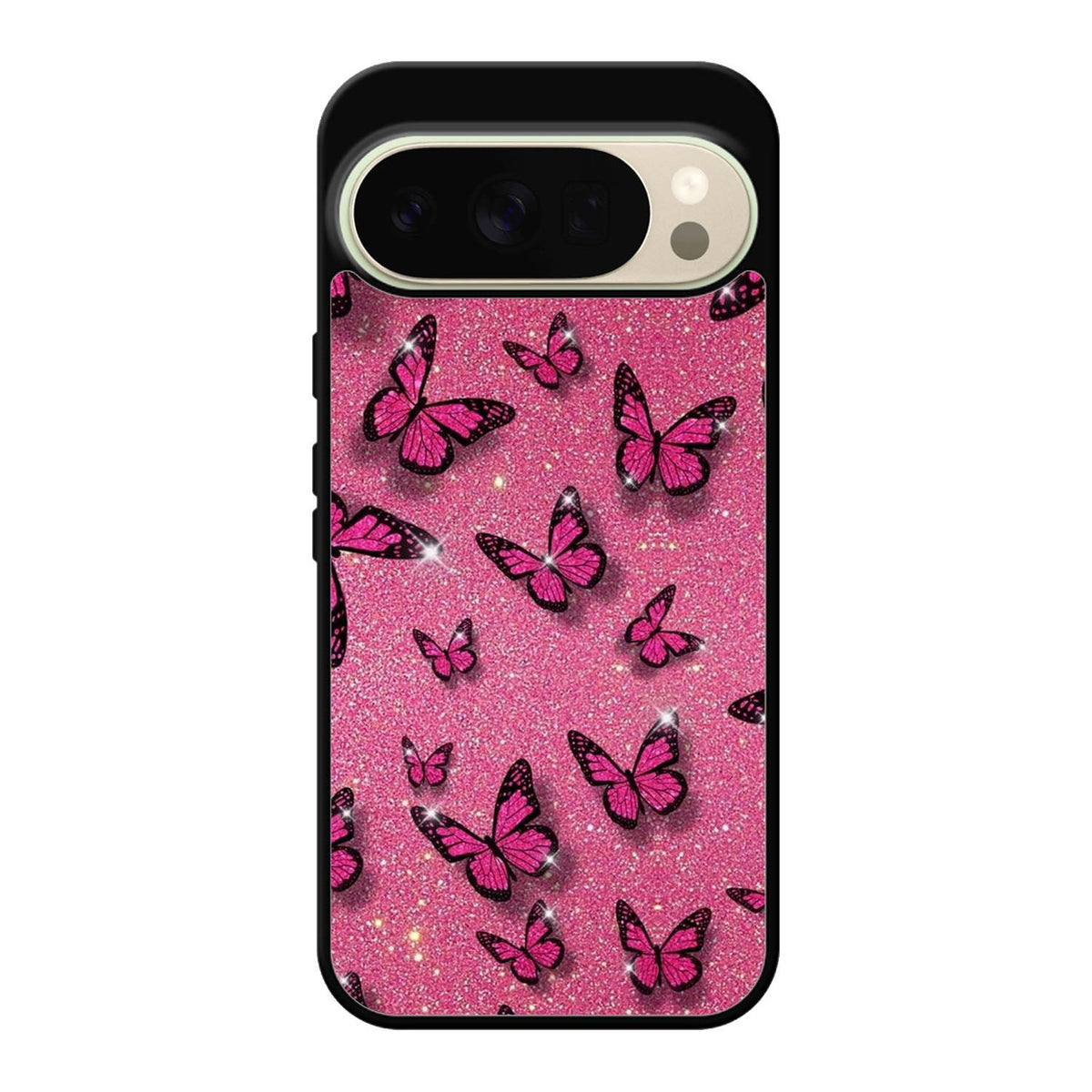 butterfly glitter Google Pixel 10 Pro Case