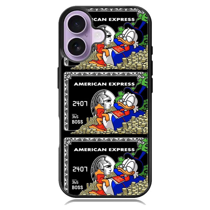 American Express Scrooge Mcduck iPhone 16 Plus Case DC0064