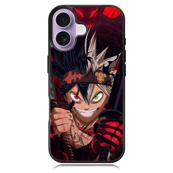Black Asta iPhone 16 Case DC0188
