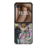 Pokemon Stained Glass Motorola Moto RAZR Plus 2025 Case