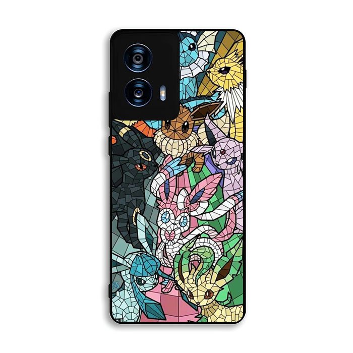 Pokemon Stained Glass Motorola Moto G Power 5G 2024 Case DC7714