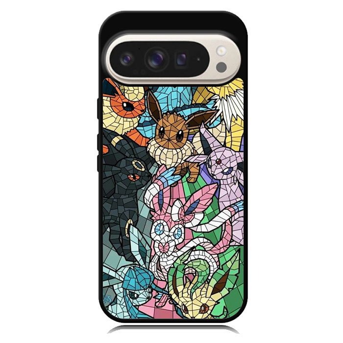 Pokemon Stained Glass Google Pixel 10 Pro XL Case DC1495
