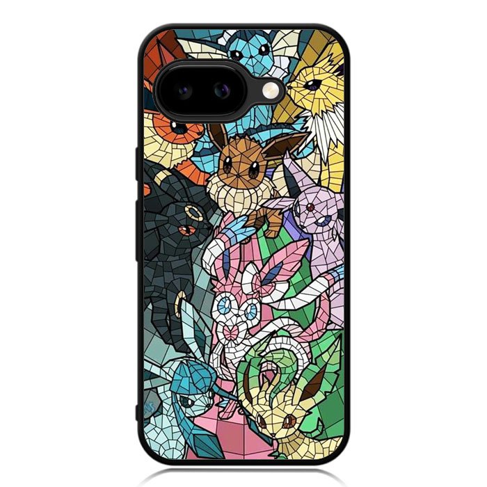 Pokemon Stained Glass Google Pixel 9A Case DC1495