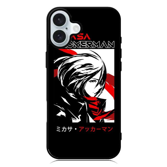 Mikasa ackerman iPhone 16 Plus Case