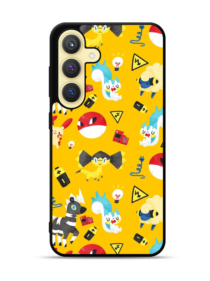 Pokemon Electric Samsung Galaxy S24 Plus 5G , Samsung Galaxy S24+ 5G Case