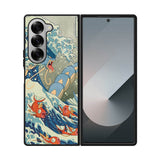 The Great Red Wave Samsung Galaxy Z Fold 7 5G Case