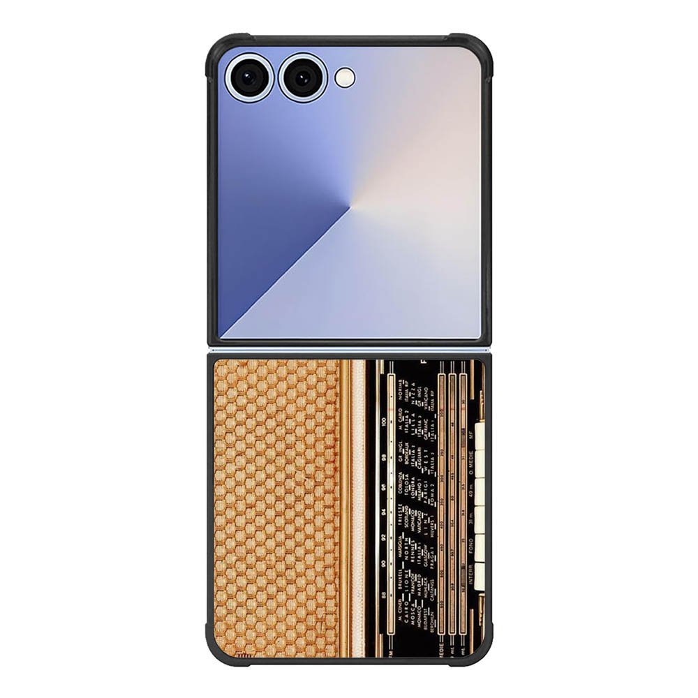 vintage retro radio Samsung Galaxy Z Flip 7 5G Case