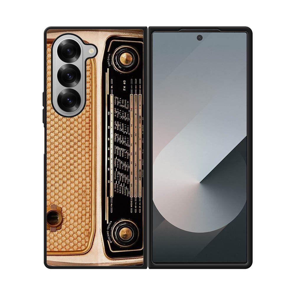 vintage retro radio Samsung Galaxy Z Fold 7 5G Case