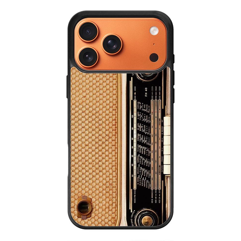 vintage retro radio iPhone 18 Pro Case
