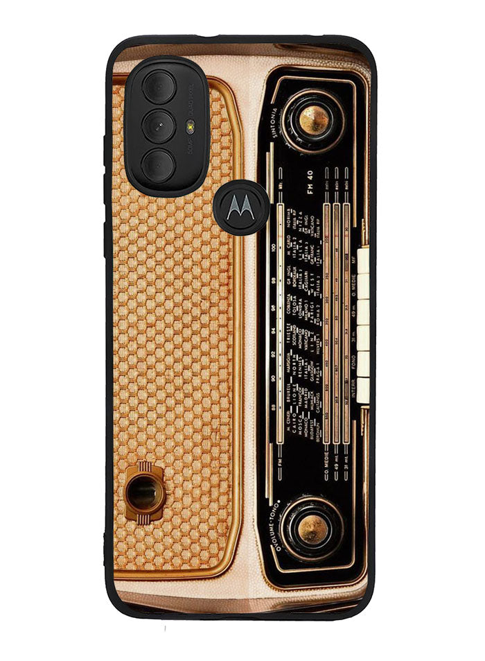 vintage retro radio Motorola Moto G Pure 2021 , Moto G Power 2022 Case