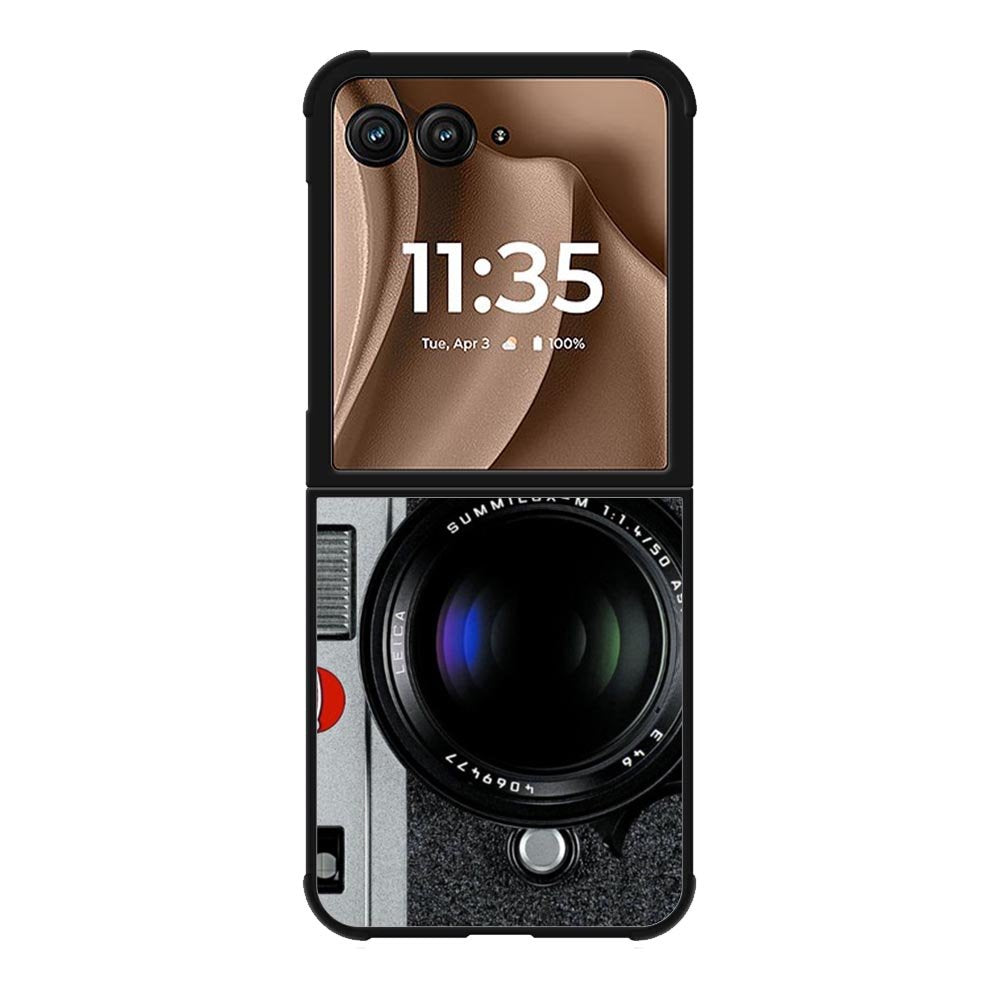 Black M9 Leica Camera Motorola Moto RAZR Plus 2025 Case