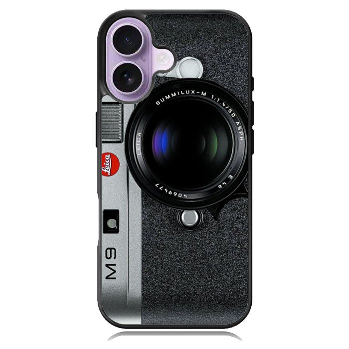Black M9 Leica Camera iPhone 16 Plus Case DC0192