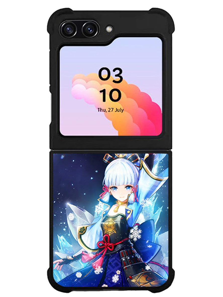 Genshin Impact Kamisato Ayaka Samsung Galaxy Z Flip 5 5G 2023 Case