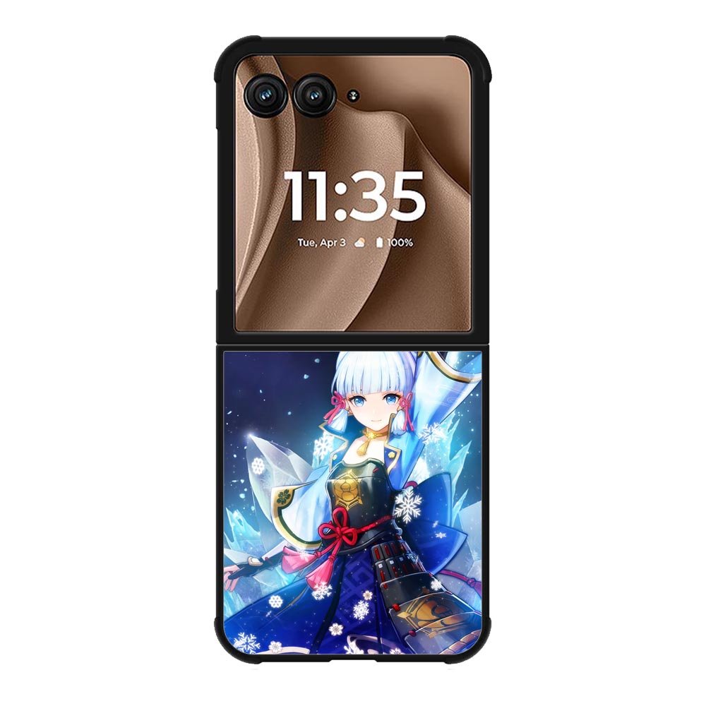 Genshin Impact Kamisato Ayaka Motorola Moto RAZR Plus 2025 Case