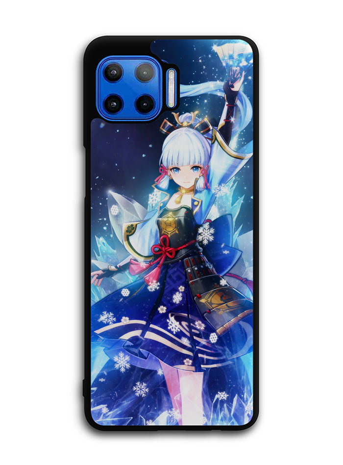 Genshin Impact Kamisato Ayaka Motorola Moto One 5G Case , Moto One 5G UW Case , Moto G 5G Plus Case