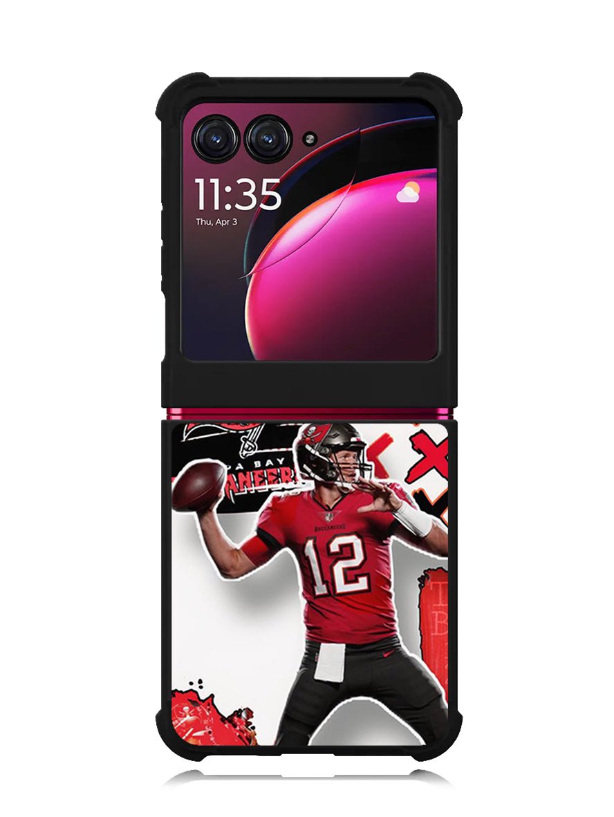 Tom Brady Tampa Bay Buccaneers Motorola Moto Razr Plus 2023 , Moto Razr+ 2023 Case