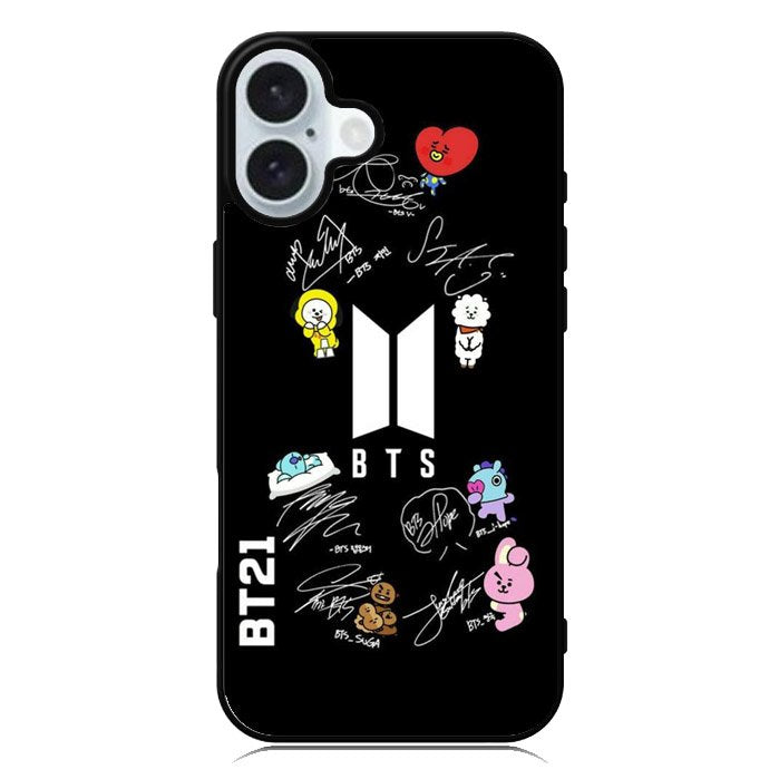 BT21 1st iPhone 16 Plus Case