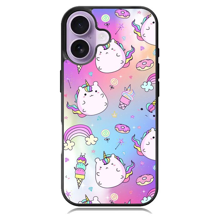 Pusheen Cat Unicorn iPhone 16 Case DC1526