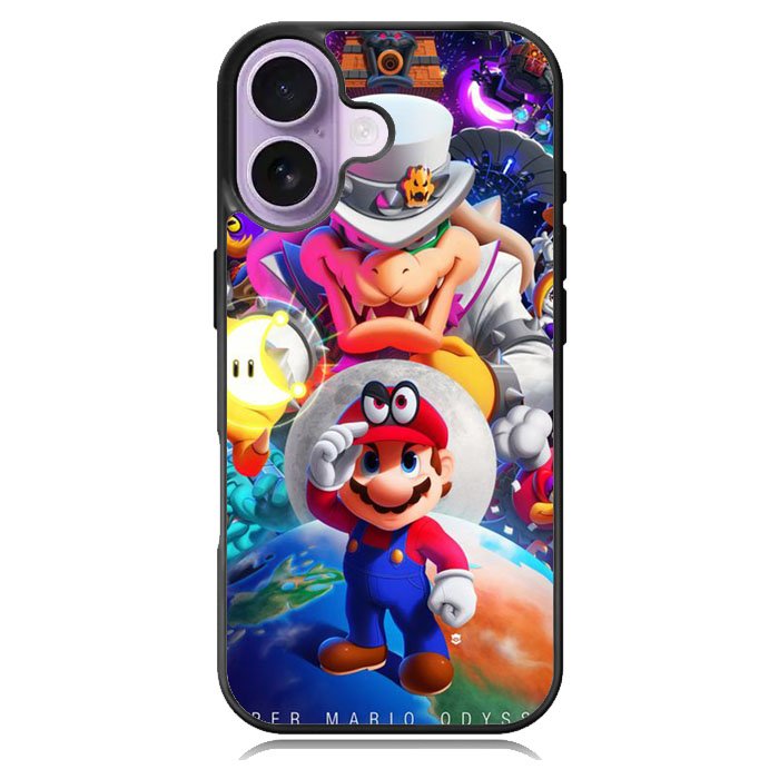 Super Mario Odyssey iPhone 16 Plus Case DC1795