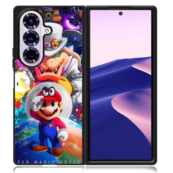 Super Mario Odyssey Samsung Galaxy Z Fold 7 Case DC1795