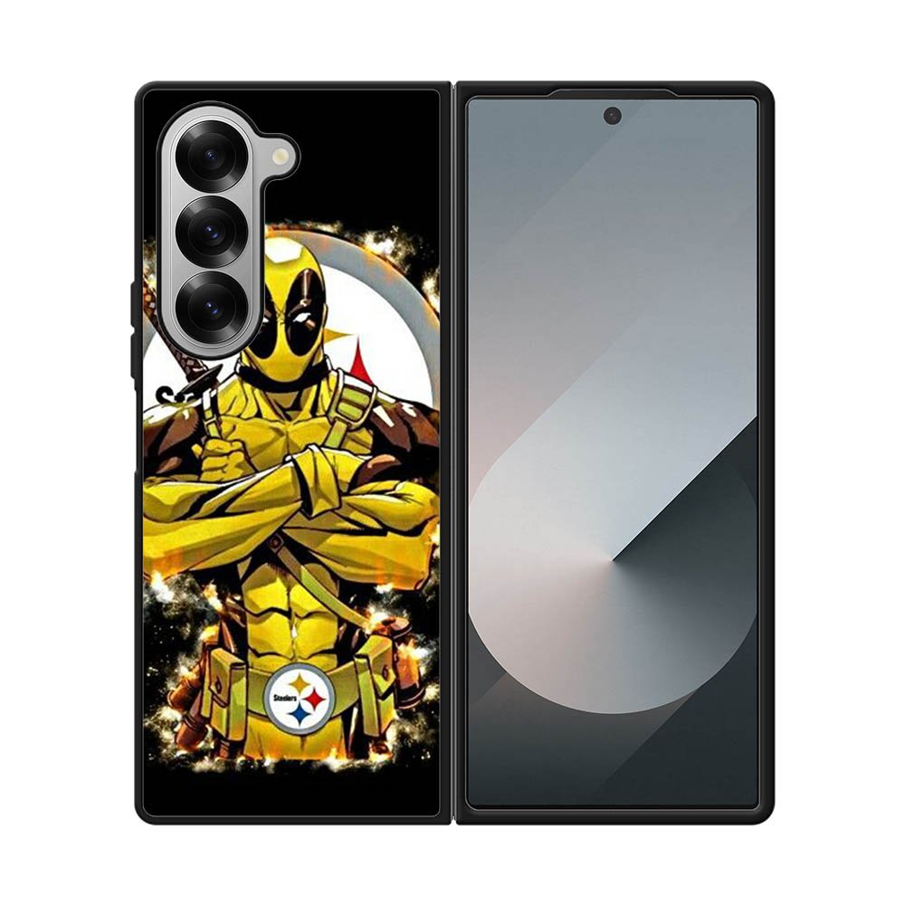 Pittsburgh Steelers Deadpool Samsung Galaxy Z Fold 7 5G Case